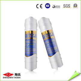 China Integrated UDF Carbon In Line Water Filter Kit , Inline Water Purifier System 6cm Total Width supplier
