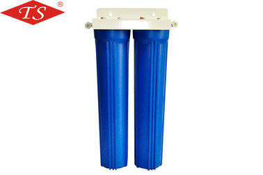 China 20'' Double Stage Water Filter Parts 32kg Max Pressure Blue Color Appearance supplier