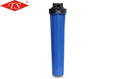 China Light Weight Blue Filter Housing , Plastic Water Filter Housing For RO Pre Filtration supplier