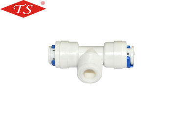 China Leakage Proof Water Purifier Accessories Plastic K6044 Tee Joint Without Nut supplier