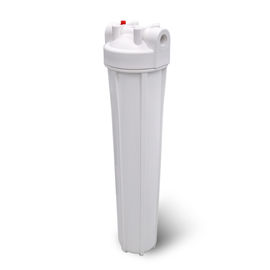 China Single O Ring Water Filtration System 20&quot; White Outside Buckle Filter Housing supplier