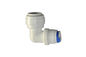 White Color Ro Filter Parts Plastic K604 Tee Joint Plug Male Connection Leakage Proof supplier