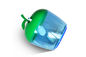 Food Grade Plastic Water Purifier Pot , 7.4 Liter Alkaline Mineral Pot Apple Shaped supplier