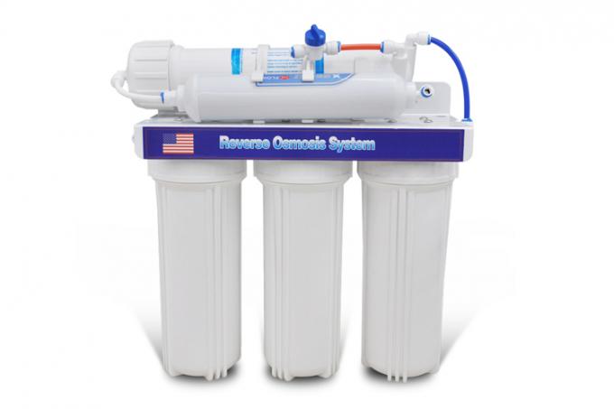 Top Grade 5 Stages UF Water Filter , Reverse Osmosis Water Filter 41*11*34cm Size