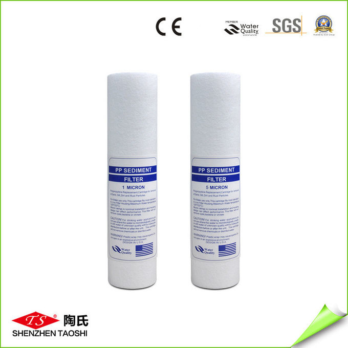 5 Inch Water Purification Systems Melt Blown PP Filter Cartridge With 1 / 5 Micron