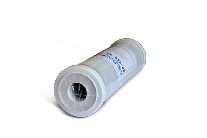 Durable 10 Inch CTO Alkaline Water Filter Cartridge PVC Cover Materials