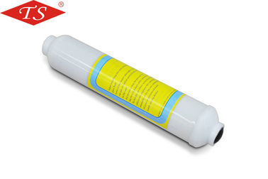 China Small T33 Resin Inline Filtration System , In Line Water Filter Cartridges 320g Weight supplier