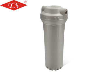 China Double O Ring 10 Inch Water Filter Housing With Food Grade PP Material supplier
