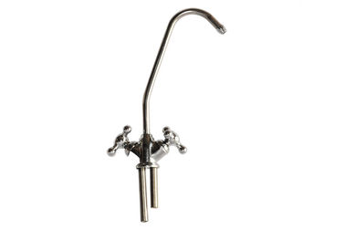 China Ro Water Purifier Accessories Double Tube Gooseneck Faucet With Roate Switch supplier