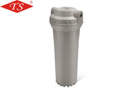 China Double O Ring 10 Inch Water Filter Housing With Food Grade PP Material factory