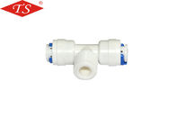 China Leakage Proof Water Purifier Accessories Plastic K6044 Tee Joint Without Nut factory