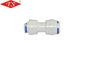 K1564 White Plastic Straight Quick Connector Equal Shape With 1/4'' 3/8'' Tube Pore supplier