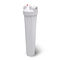 Single O Ring Water Filtration System 20&quot; White Outside Buckle Filter Housing supplier