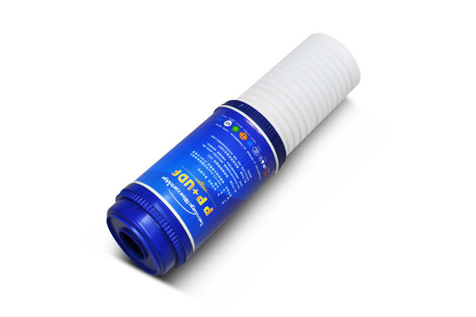 Two Stage Water System Filter Cartridges , Water Filtration Cartridges High Safety