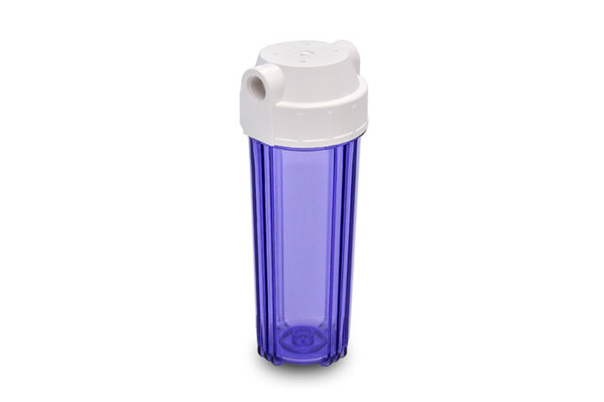 10 Inch Height Blue RO Filter Housing Polypropylene Materials For RO System