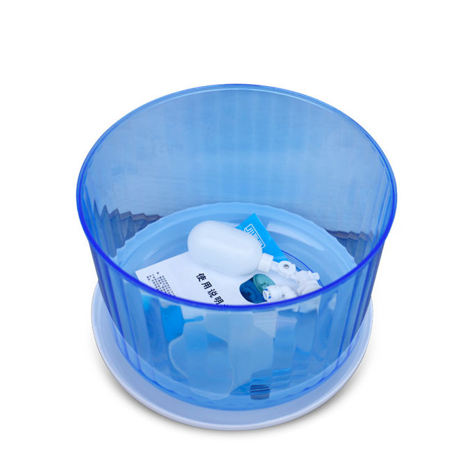 Transparent Blue 7L Mineral Water Purifier Pot ABS Material For Water Filter System